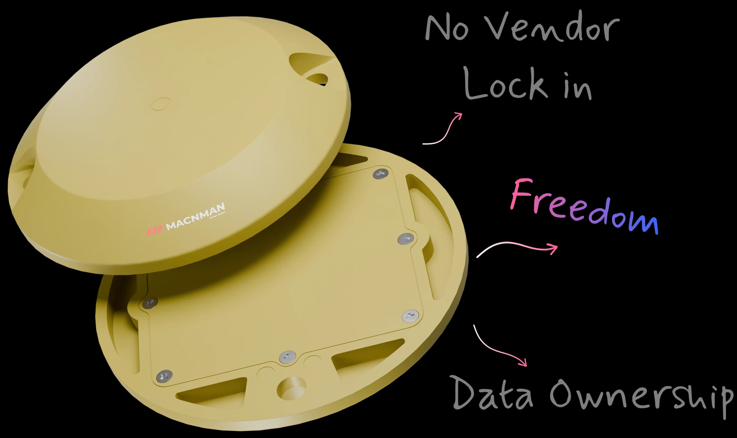 Industrial IoT device data integration illustration