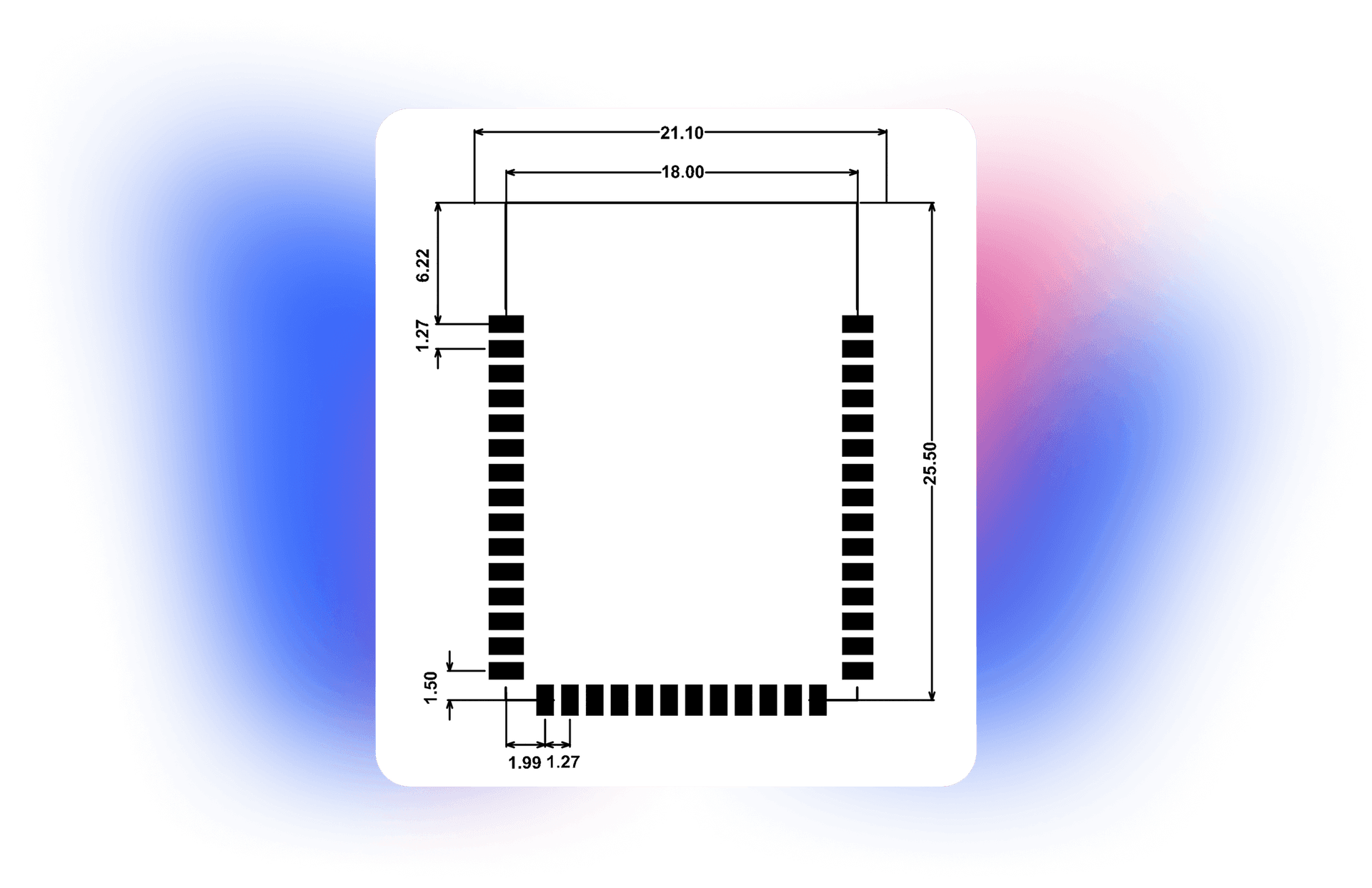 Ultra-Compact LoRaWAN BLE Module with a Small Footprint