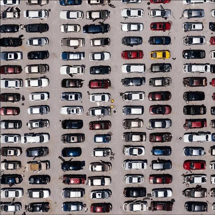 On-street public parking bays monitored by ParkNode LoRaWAN parking sensors