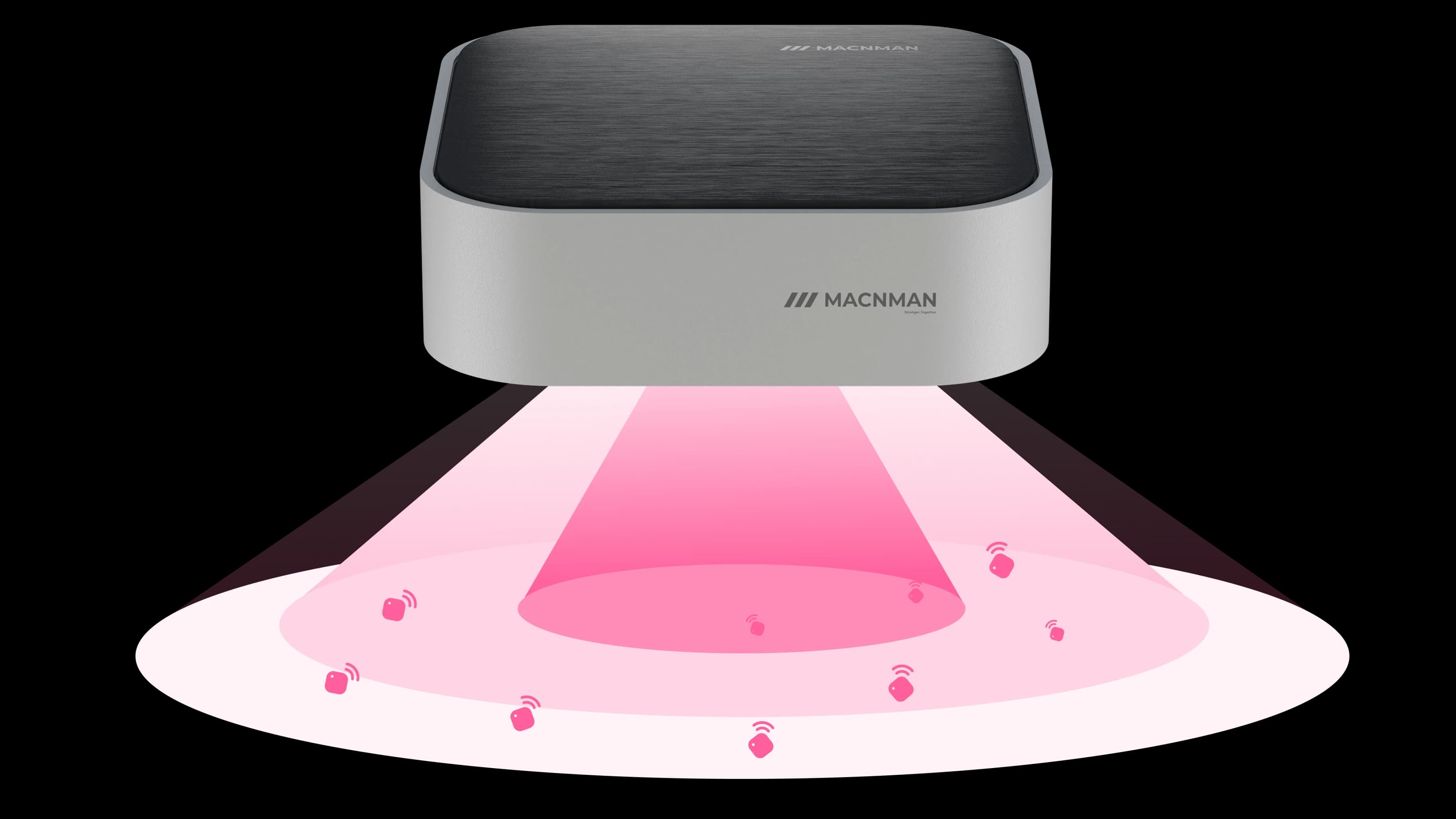 Setu X1 gateway serving a dense field of LoRaWAN sensor nodes across eight uplink channels