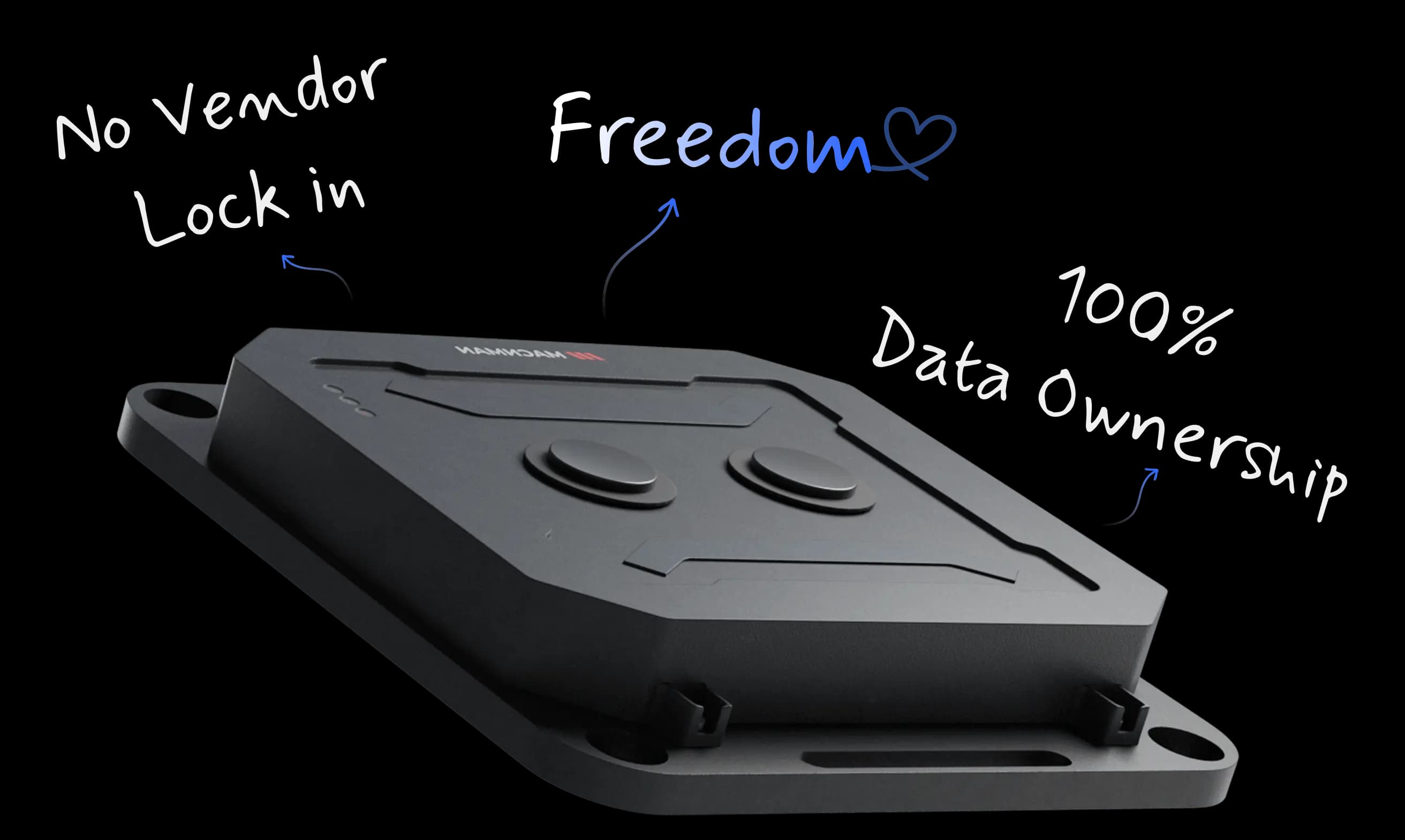 Industrial IoT device data integration illustration