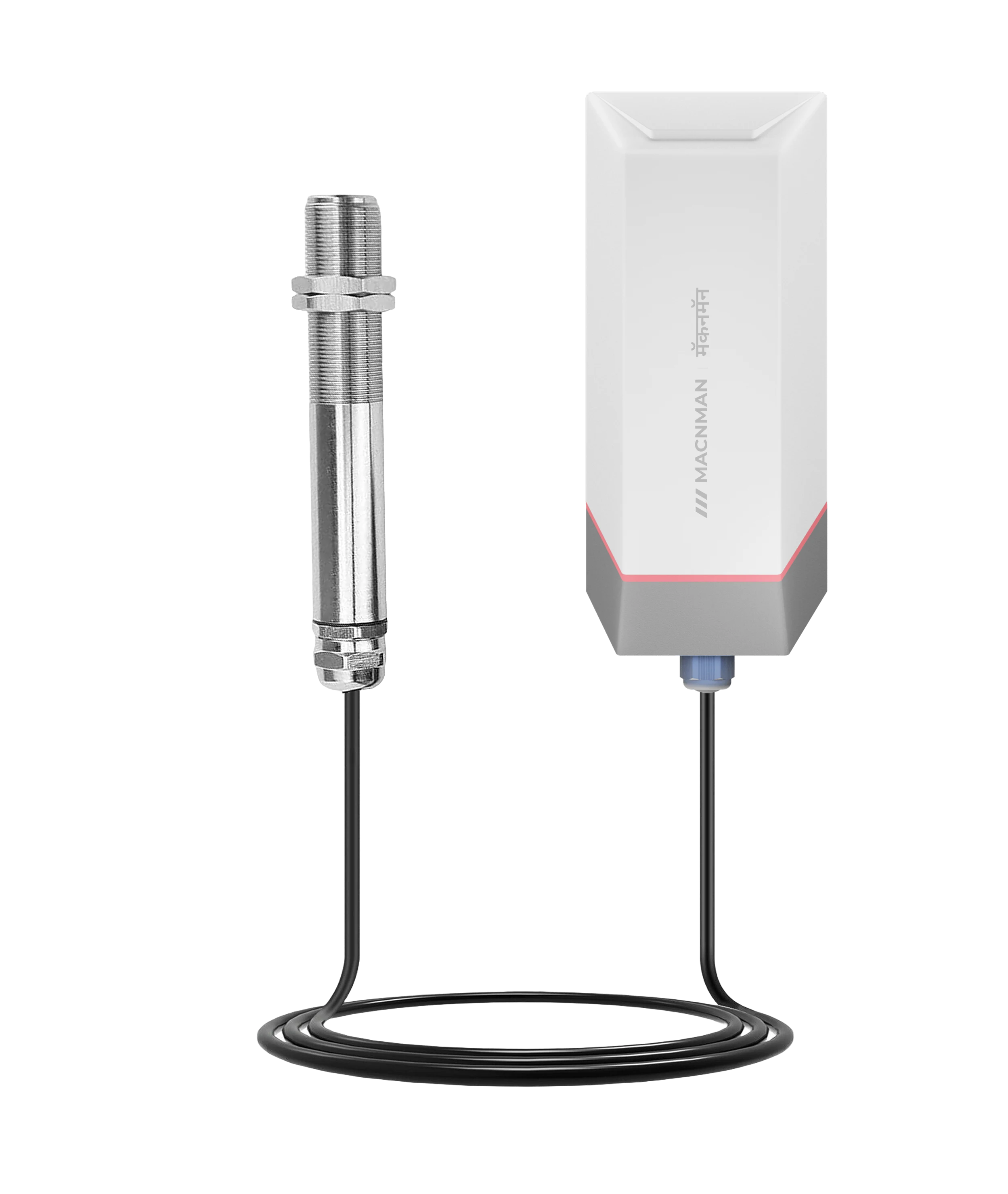 MacSync-LNC-Xx RTD probe connectivity and enclosure side view for harsh industrial environments