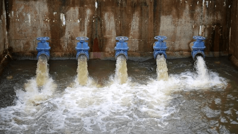 Industrial drainage monitoring and automatic pump control system in steel processing plant case study